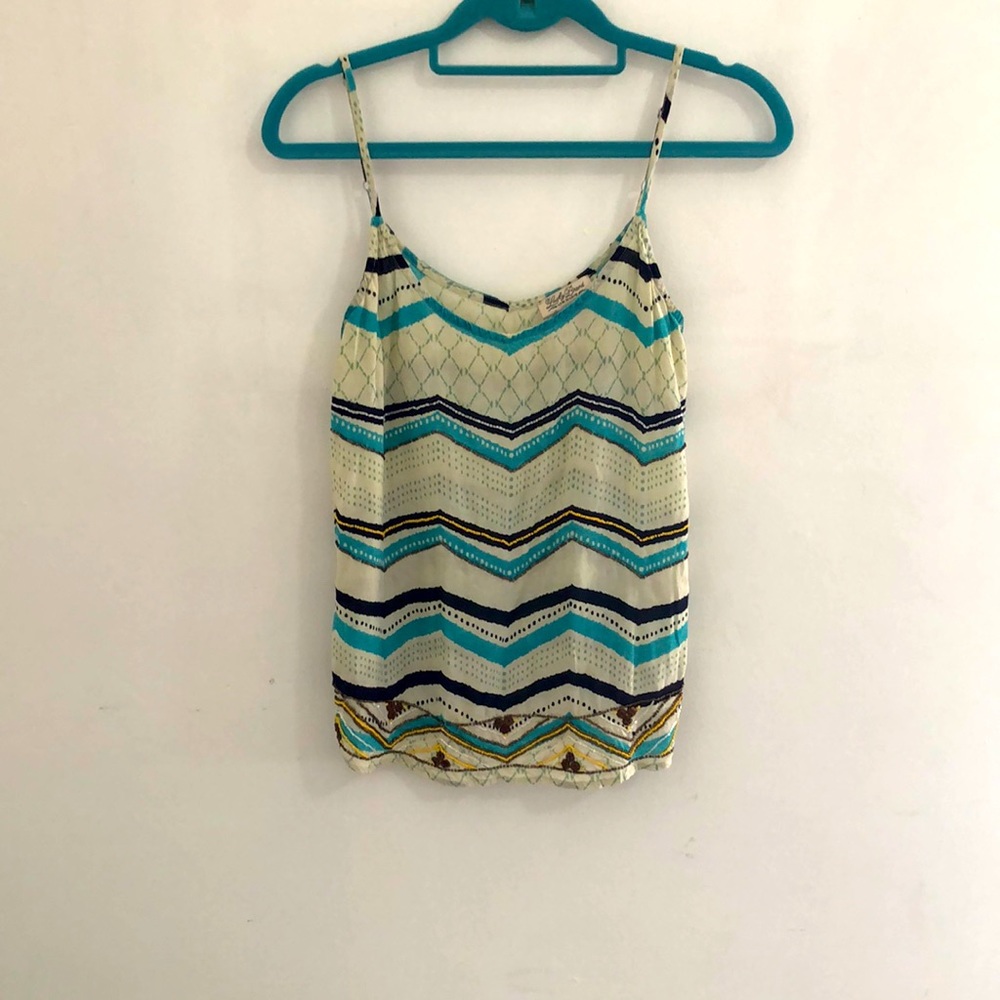 EUC🔹️Lucky Brand | Beaded Tank Top Sz XS